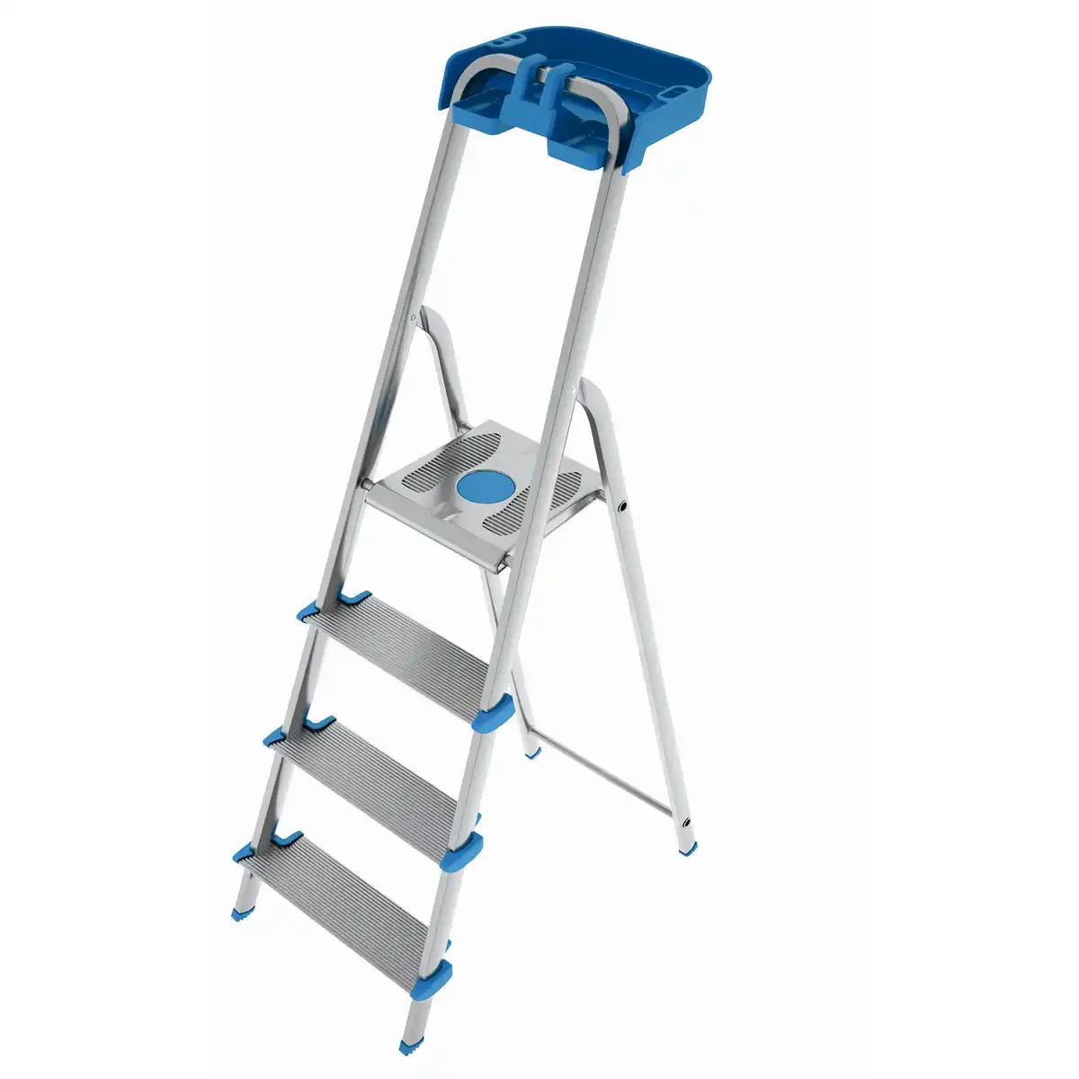 Bild 1 von Trittleiter 'Atlantica' Aluminium 4 Stufen 153 cm