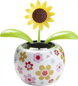IDEENWELT Solar-Gute-Laune-Figur Sonnenblume