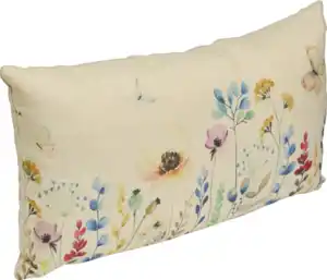 IDEENWELT Deko-Kissen 45 x 27 cm Streublumenwiese
