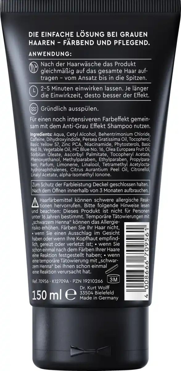 Bild 2 von Dr. Wolff Plantur 39 Anti-Grau Effekt Färbende Spülung, 150 ml