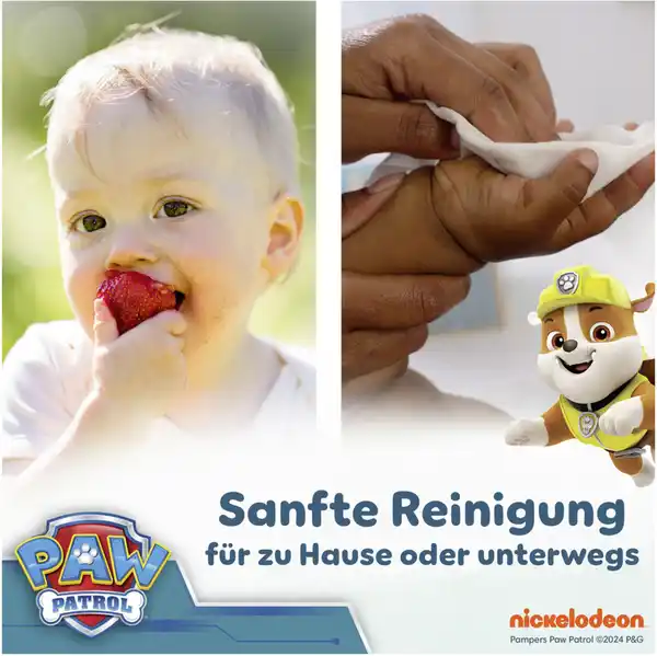 Bild 3 von Pampers Feuchttücher Harmonie Aqua Paw Patrol (15x48 Stück) Vorteilspack 720 Stück