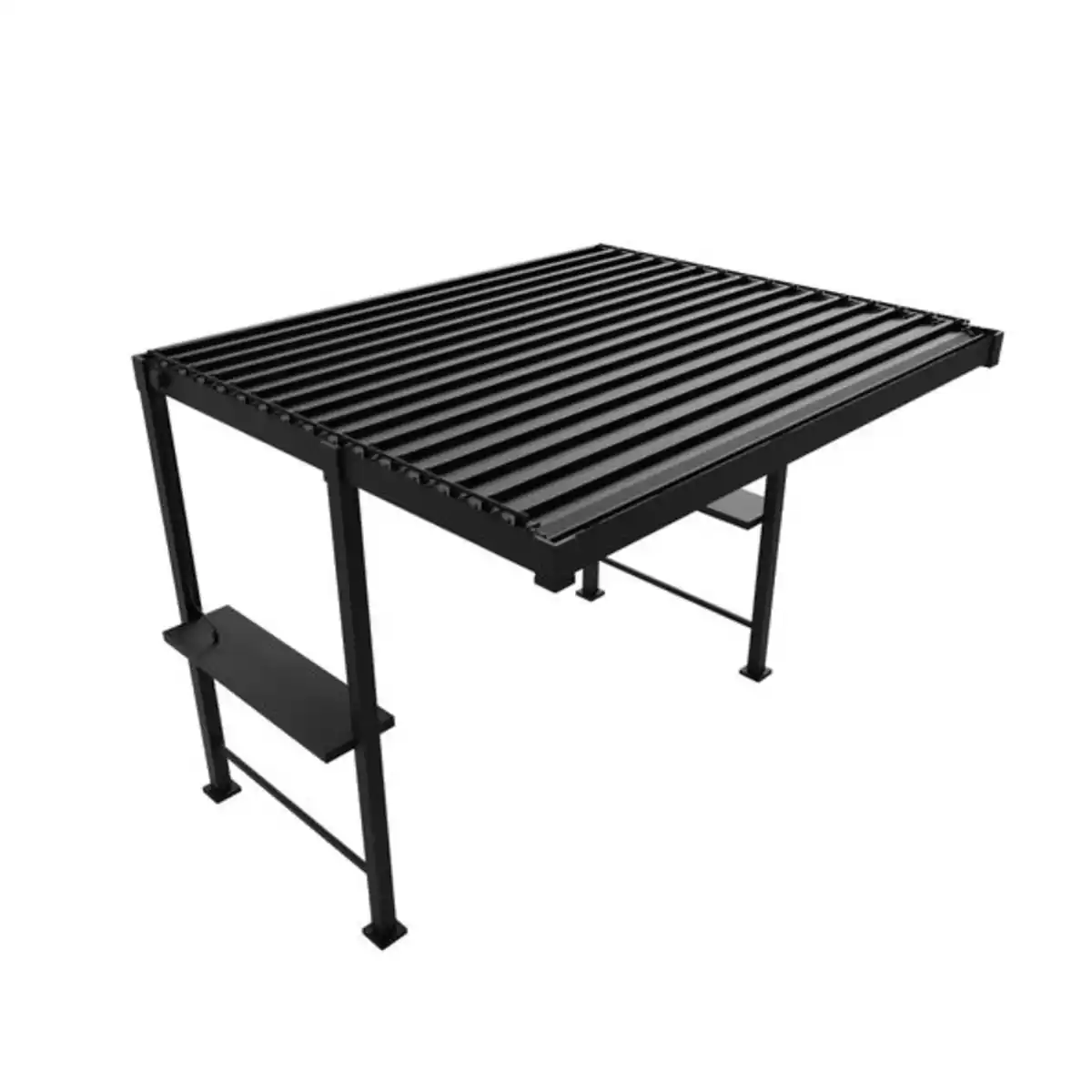 Bild 1 von Bar Pergola mit Lamellenüberdachung, 3 x 2,5 m, anthrazit