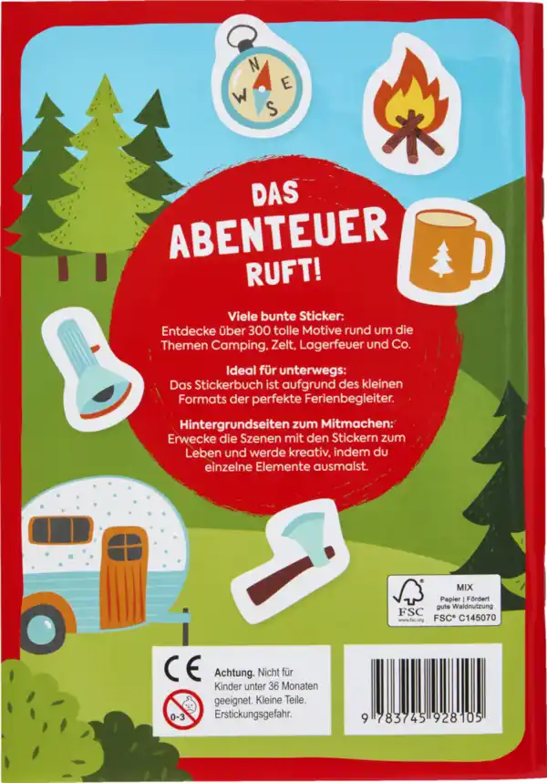 Bild 3 von IDEENWELT Stickerbuch Camping