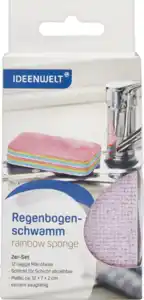 IDEENWELT Regenbogenschwämme 2er-Set