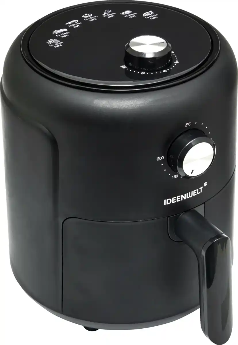 Bild 1 von IDEENWELT Mini-Heißluftfritteuse 2,3L