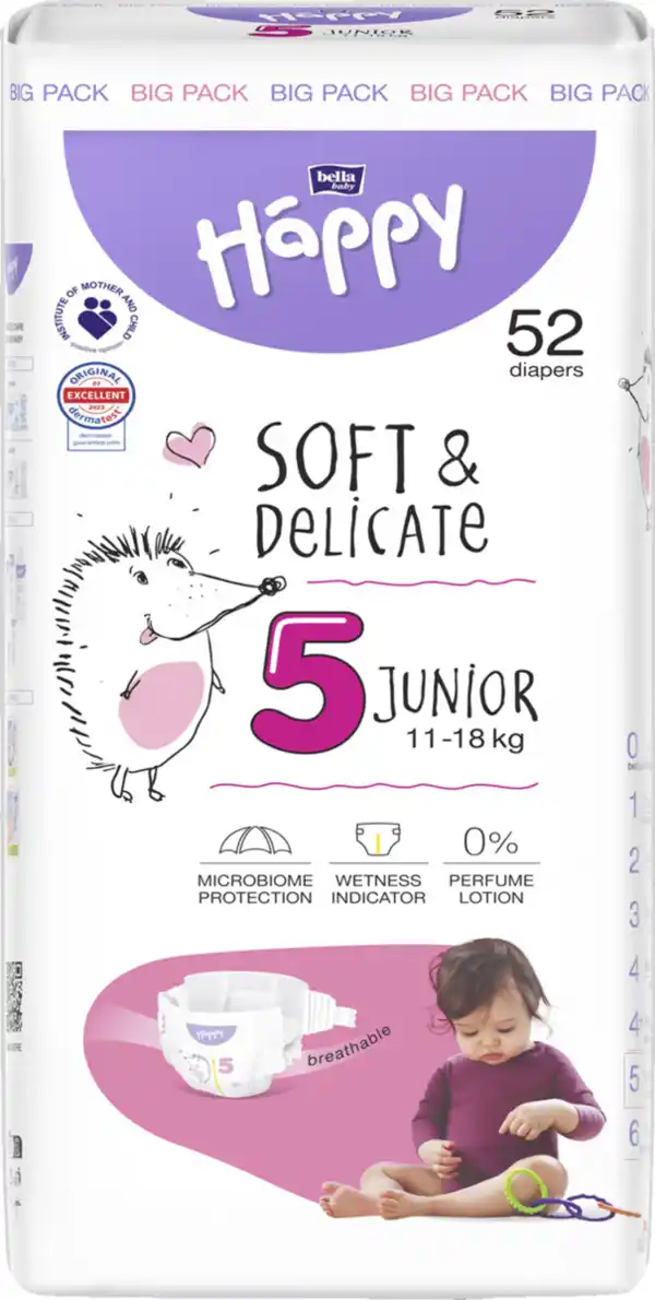Bild 1 von bella baby Happy Windeln Gr. 5 Junior (11-18 kg)