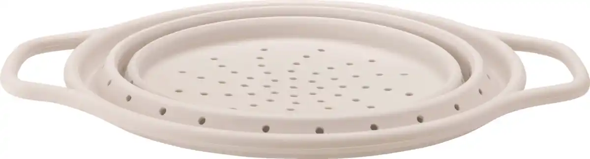 Bild 2 von IDEENWELT Faltbares Silikonsieb weiß