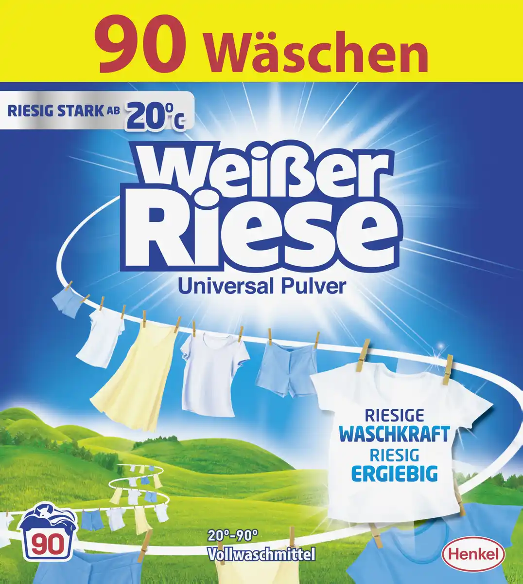Bild 1 von Weißer Riese Universalwaschmittel Pulver 90WL, 90 WL