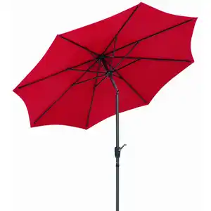 Schneider Marktschirm 'Harlem' rot Ø 270 cm