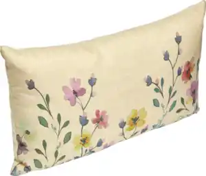 IDEENWELT Deko-Kissen 45 x 27 cm Blumenwiese