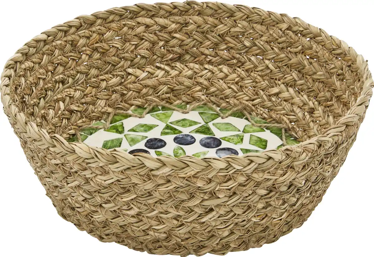 Bild 1 von IDEENWELT Geflochtener Korb mit Mosaik