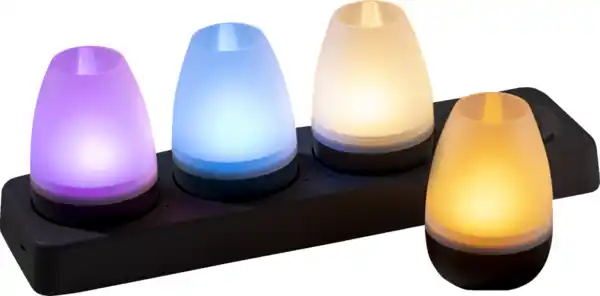 Bild 2 von IDEENWELT LED Akku-Lounge-Leuchten 4er-Set