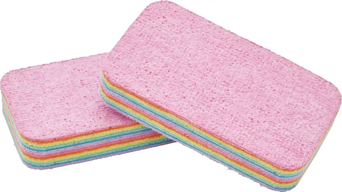 Bild 2 von IDEENWELT Regenbogenschwämme 2er-Set