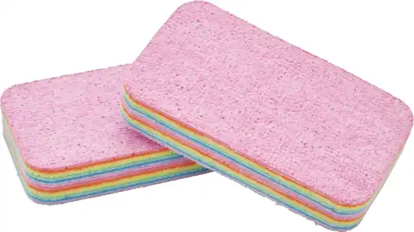 Bild 2 von IDEENWELT Regenbogenschwämme 2er-Set