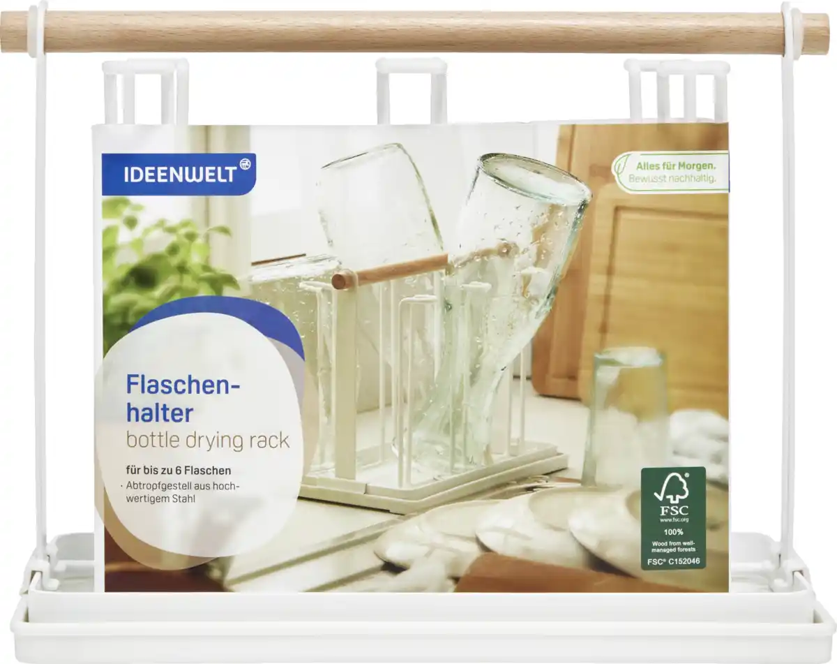 Bild 1 von IDEENWELT Flaschenhalter weiß
