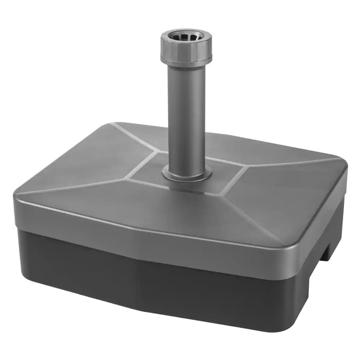 Bild 1 von Schneider Schirmständer Kunststoff anthrazit 45 kg, für Schirmstöcke bis Ø 50 mm