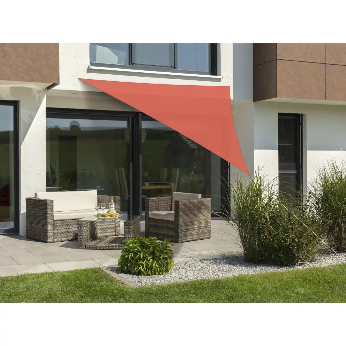 Bild 1 von Schneider Dreiecksonnensegel 'Teneriffa' terracotta 360 x 360 x 360 cm