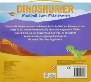 IDEENWELT Malbücher mit Zauberfilzstiften Dino