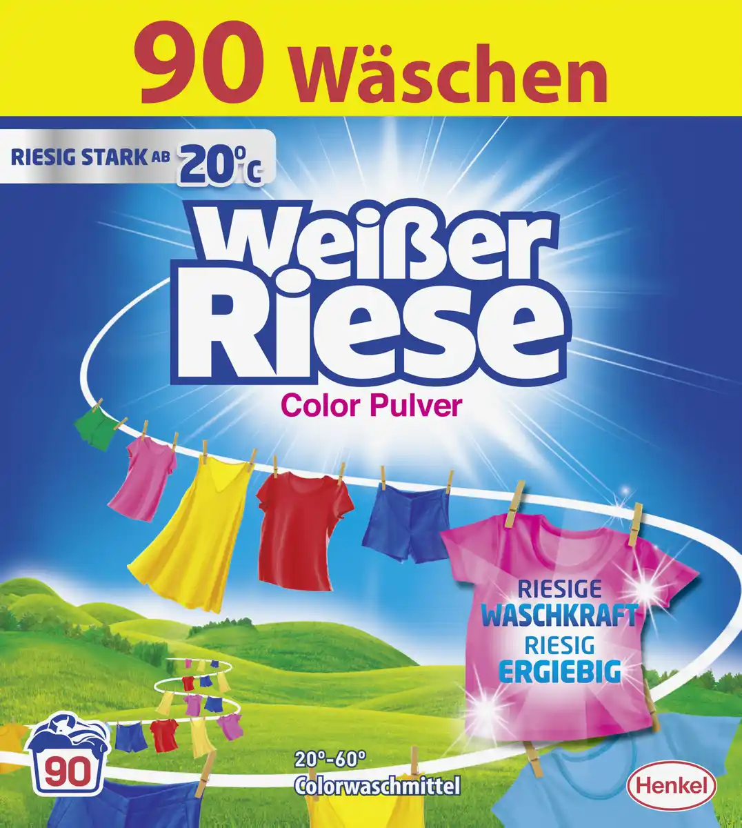 Bild 1 von Weißer Riese Colorwaschmittel Pulver 90WL, 90 WL