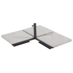 Schneider Platten-Schirmständer anthrazit 3 kg, für Schirmstöcke bis Ø 50 mm