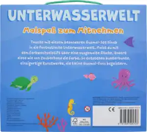 IDEENWELT Malbücher mit Zauberfilzstiften Unterwasserwelt