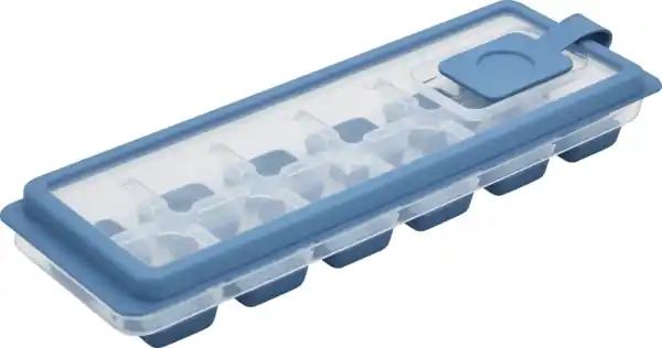 Bild 2 von IDEENWELT Eiswürfelform mit Deckel blau