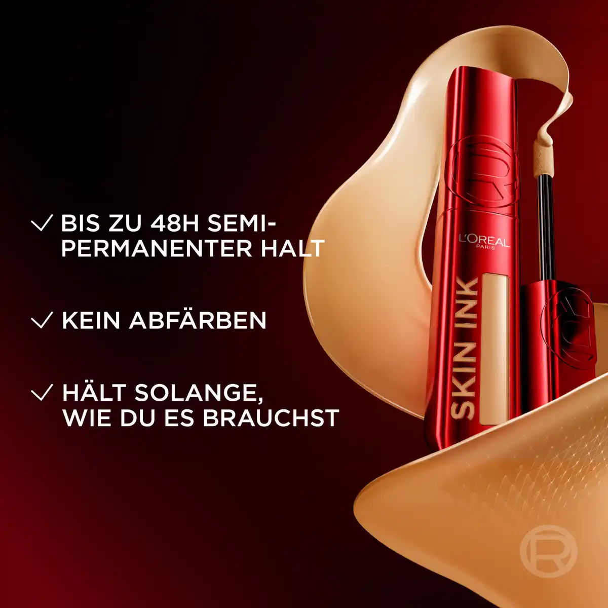 Bild 4 von L’Oréal Paris Infaillible Skin Ink Foundcealer 140 Light Warm, 15 ml