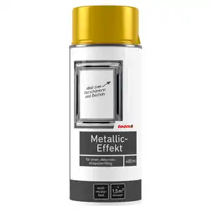 toom Metallic-Effekt-Sprühlack gold glänzend 400 ml