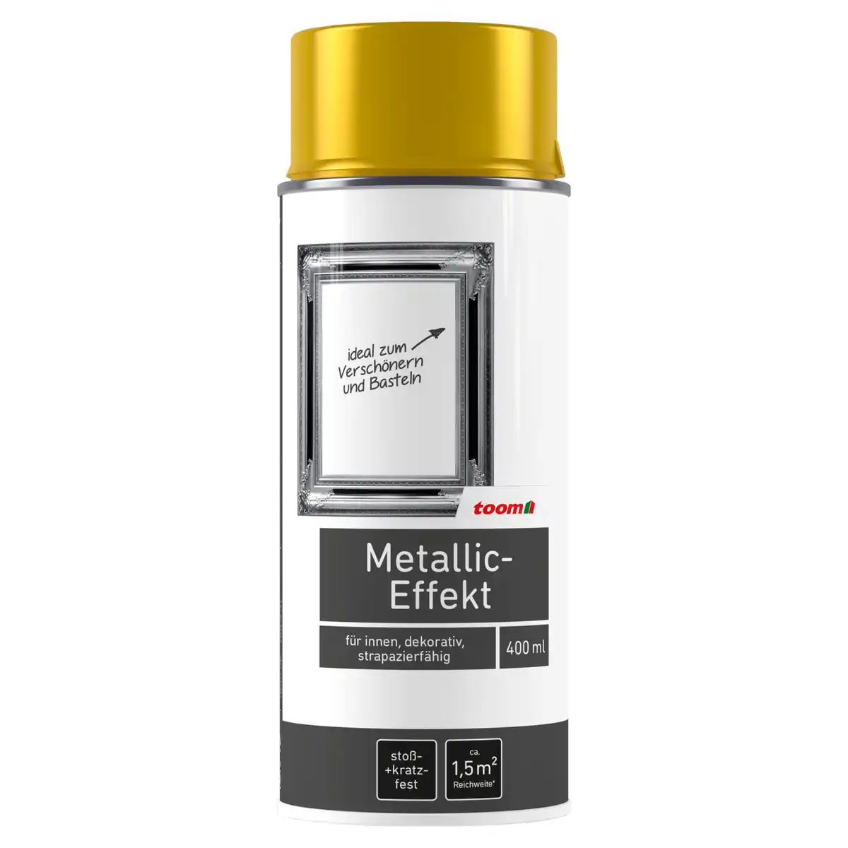 Bild 1 von toom Metallic-Effekt-Sprühlack gold glänzend 400 ml