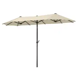 Schneider Rechteckschirm 'Salerno' naturfarben 300 x 150 cm