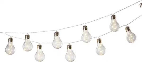 Bild 2 von IDEENWELT LED Solar-Glühbirnen-Lichterkette