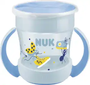 NUK Mini Magic Cup Trinklernbecher, blau, 160 ml