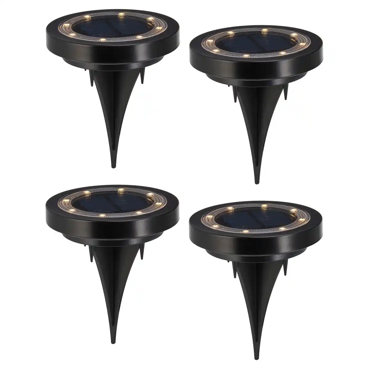 Bild 1 von CASALUX Solar Bodenleuchten 4er-Pack