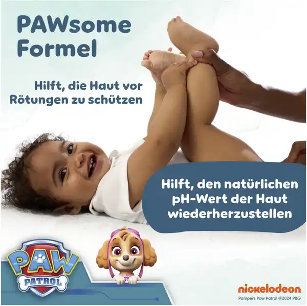 Bild 2 von Pampers Feuchttücher Harmonie Aqua Paw Patrol (15x48 Stück) Vorteilspack 720 Stück