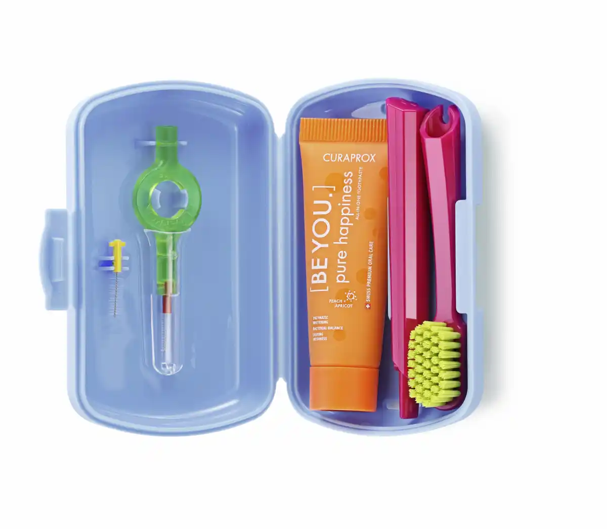 Bild 1 von Curaprox Be You Travel Set blau, 20 ml