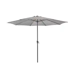 toom Marktschirm 'Santorini' hellgrau Ø 300 cm