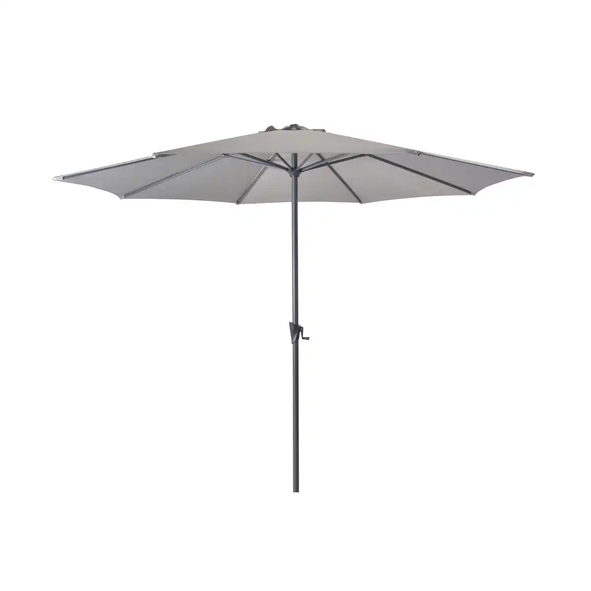 Bild 1 von toom Marktschirm 'Santorini' hellgrau Ø 300 cm