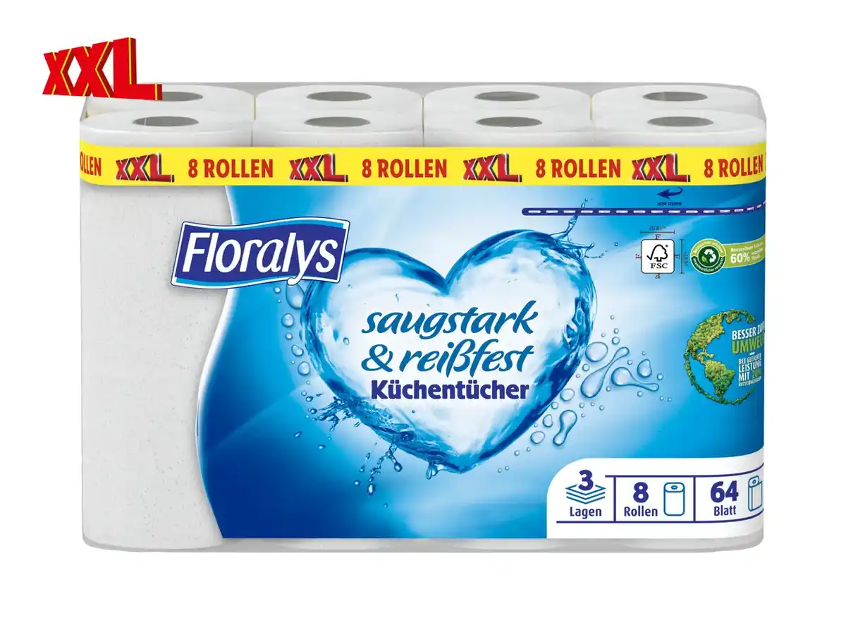 Bild 1 von Floralys Küchentücher XXL