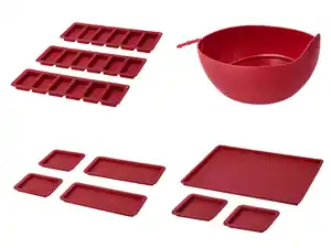 SILVERCREST® Silikon-Riegelformen-Set / Brotbackform / Backmatten-Set, für maximale Antihaftwirkung ohne Einfetten