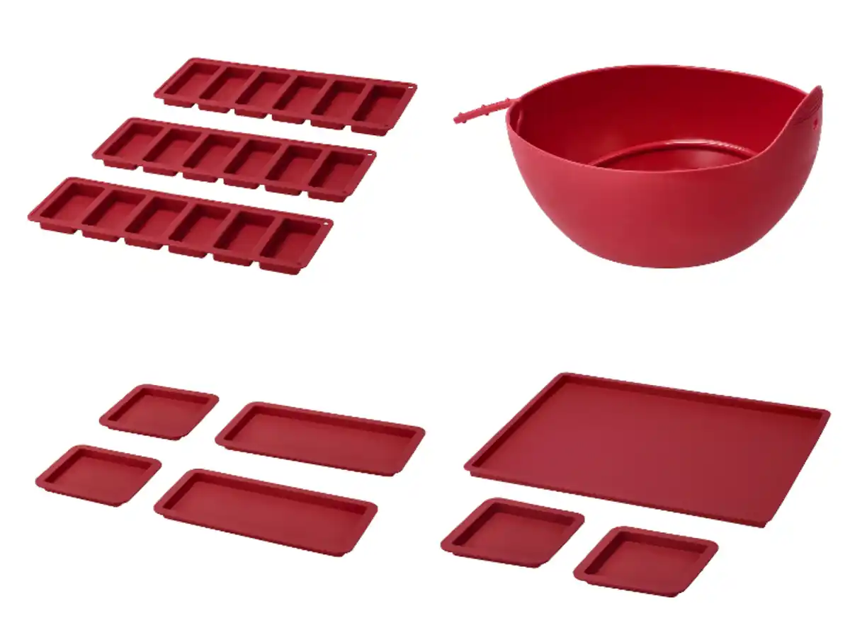 Bild 1 von SILVERCREST® Silikon-Riegelformen-Set / Brotbackform / Backmatten-Set, für maximale Antihaftwirkung ohne Einfetten