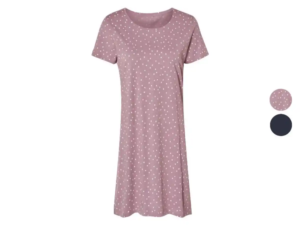 Bild 1 von esmara® Damen Nachthemd, aus reiner Baumwolle