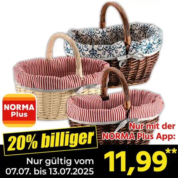 Bild 1 von Casa Royale XL-Weiden-Einkaufskorb