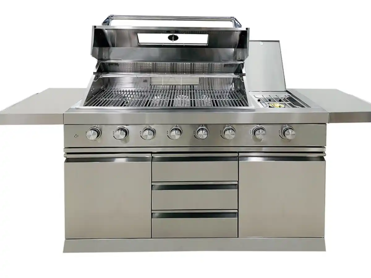 Bild 2 von buschbeck Outdoorküche »Bristol«, 6 + 2 Brenner, 31,2 kW