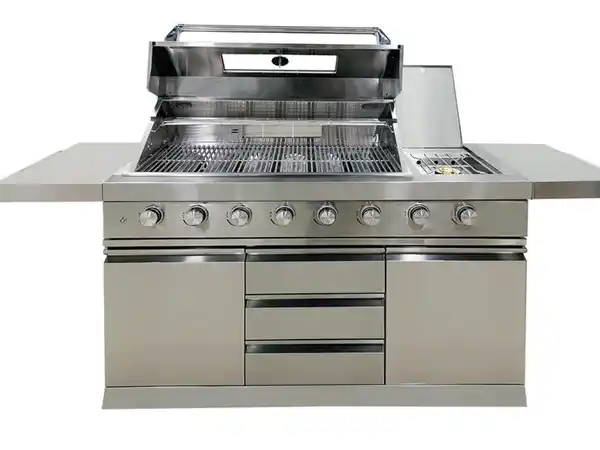 Bild 2 von buschbeck Outdoorküche »Bristol«, 6 + 2 Brenner, 31,2 kW