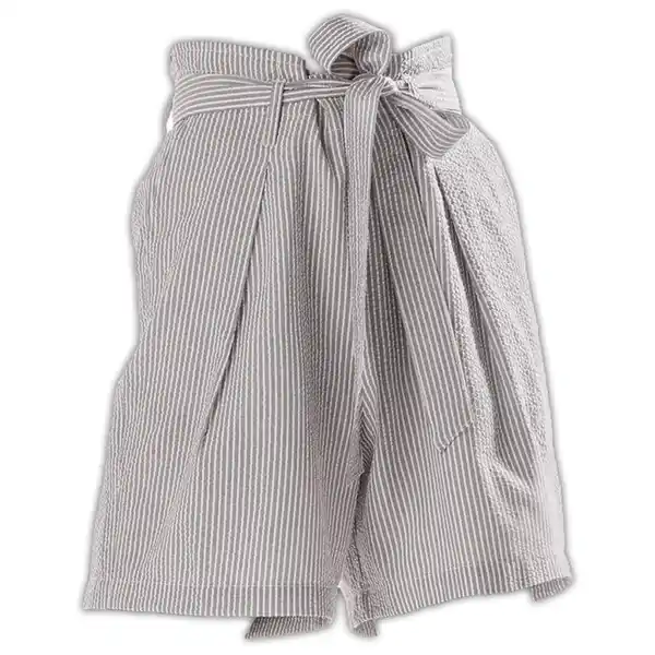 Bild 3 von Ellenor Seersucker-Shorts mit Gürtel
