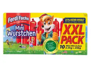 Ferdi Fuchs Mini Würstchen XXL, 250 g