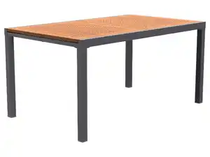 LIVARNO home Alu-Gartentisch »Valencia«, ausziehbar, braun