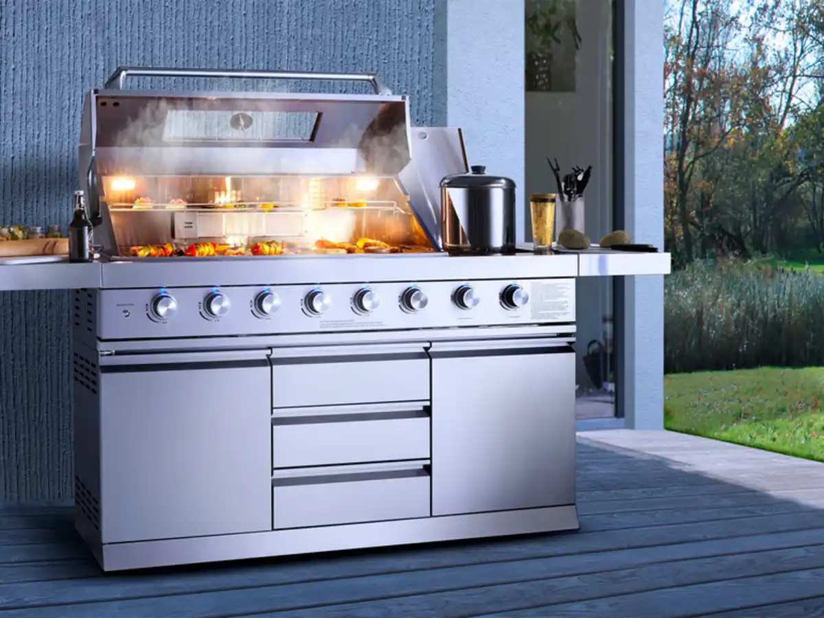 Bild 1 von buschbeck Outdoorküche »Bristol«, 6 + 2 Brenner, 31,2 kW