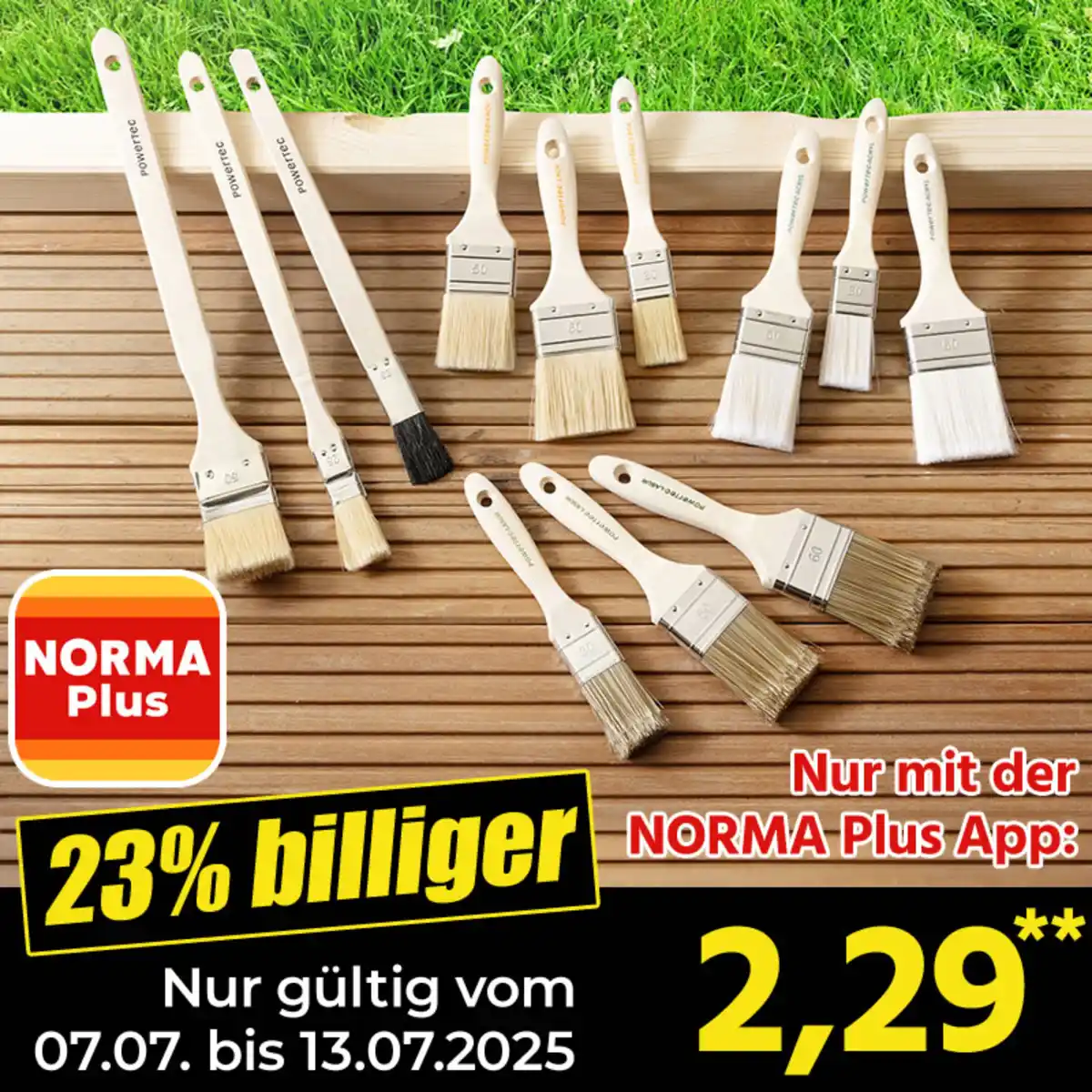 Bild 1 von Powertec Color Pinsel 3er-Set