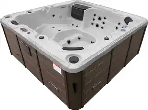 Canadian Spa Whirlpool Toronto UV 6 Personen Whirlpool, inkl. Abdeckhilfe und Stufe